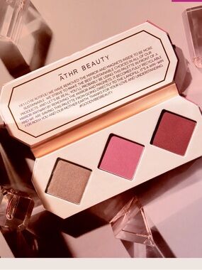 Athr Beauty Trio Cheek Highlight Palette - Ruby
